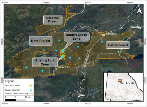 Banyan Gold Confirms New Gold-Silver Discovery at Seattle Creek with 5.70 g/t Au and 544 g/t Ag over 0.5m, Nitra Project, Yukon