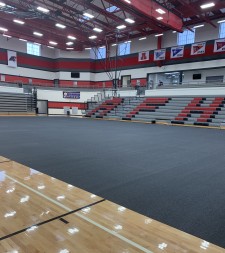 American Fork High School Protective Carpet Tiles