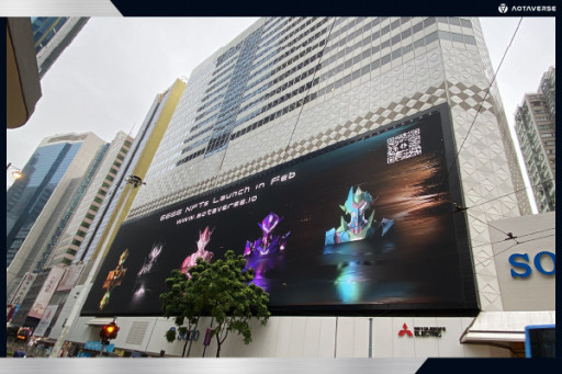 AOTAVERSE NFT Featured in Multiple Landmark Billboards in Asia
