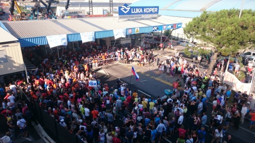 "We Will Not Give Away Our Port" - a Spontaneous Rally at the Port of Koper