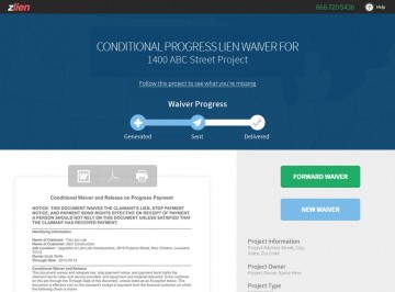 Sign and Send Lien Waivers