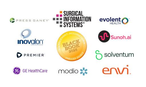 2025 Top-Rated Ambulatory Surgical Center Vendors Exhibiting at ASCA Annual Meeting, Announced by Black Book Research