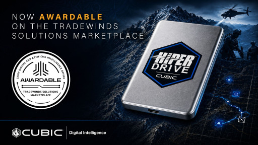 Cubic Digital Intelligence's HiPER DRIVE Assessed "Awardable" on the Tradewinds Solutions Marketplace