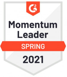 G2.com Momentum Leader Spring 2021 Badge