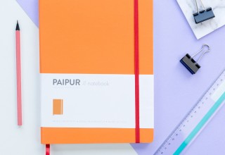 PAIPUR Color Series Orange Notebook