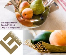 New Stainless Steel Home Decor and Serveware Debuts at Las Vegas Market by Elleffe Design North America