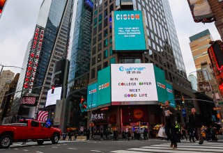 Ewinner Eduation in Times Square for two weeks