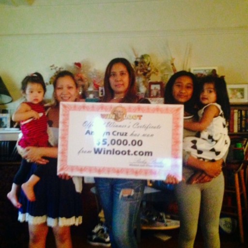 L.A. Woman Wins $5,000 Instantly at Winloot.com Sweepstakes
