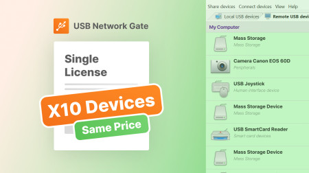 USB Network Gate X10 devices