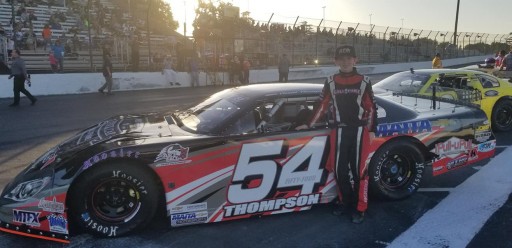 Alabama's Grant Thompson Finishes Sixth in Madera Speedway Championship Night Race
