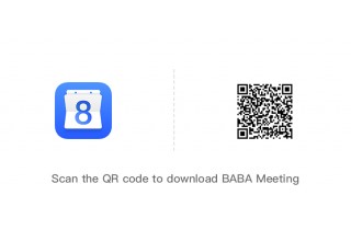 scan the QR code to download BABA Meeting