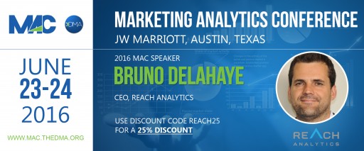 Reach Analytics and Former Target VP Will Examine Customer Acquisition Solutions at DMA's Marketing Analytics Conference June 23