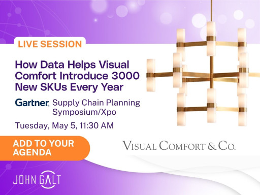 Visual Comfort Highlights Data-Driven Approach to Scaling New Product Introductions at the Gartner Supply Chain Symposium/Xpo