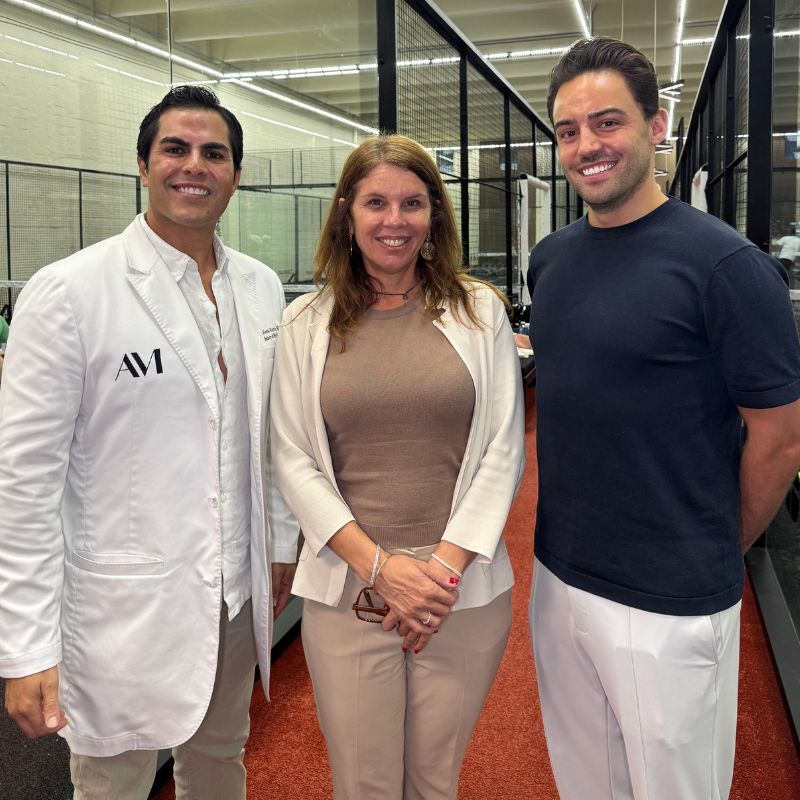 Dr. Alonso Martin, Commissioner Kristen Rosen Gonzalez and COO Nicolas Correa 
