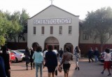 Guests arrive at the Church of Scientology Pretoria for the seminar on The Way to Happiness.