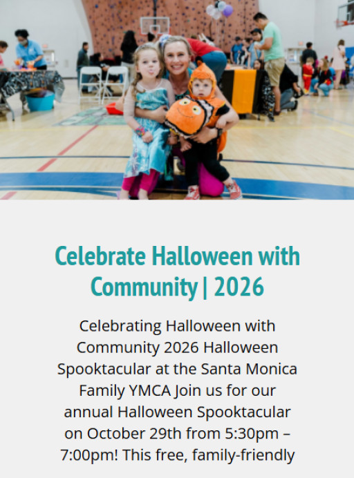 Santa Monica Family YMCA Invites Families to Free Halloween Spooktacular on Oct. 29