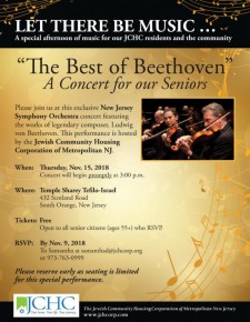 "Best of Beethoven concert" hosted by JCHC