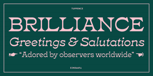 Meet Tuppence, the Latest Typeface From Delve Fonts