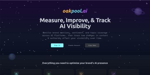 oakpool.ai Launches AI Sentiment Analysis Engine and Client Dashboard for AI Search Visibility