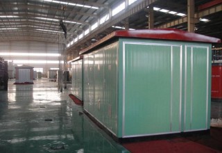 Prefabricated compact substation workshop