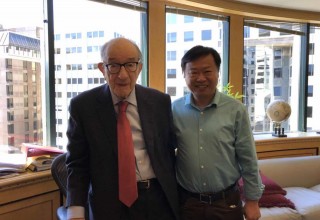 Dr.Han and Alan Greenspan 