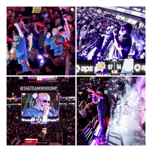 Tag Team Energizes Halftime at the 2021 NBA Western Conference Finals