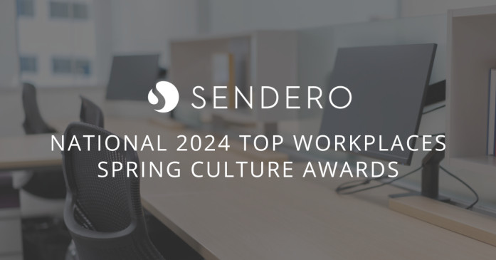 Sendero Obtains Top Workplaces Spring Culture Awards