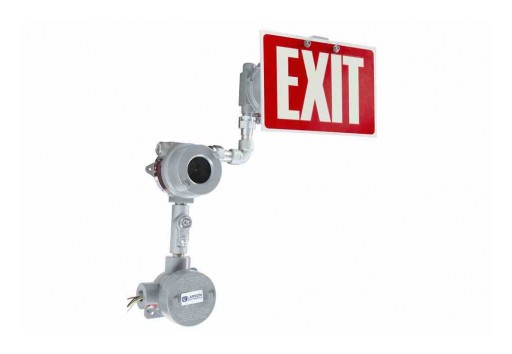 Larson Electronics Releases Explosion-Proof Exit Sign, IP65, 120V/277V AC, CI/D1&2