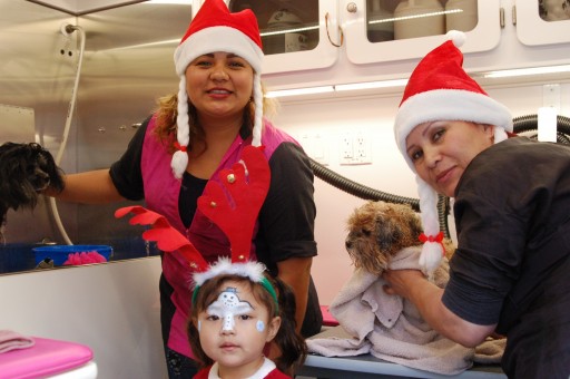 Hollywood Mobile Grooming's 'SANTA PAWS' for the Homeless is Saturday, Dec. 15