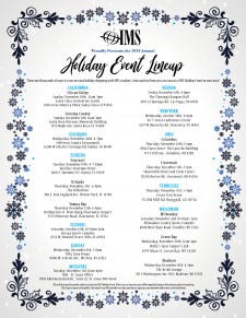 IMS Holiday Event Line Up
