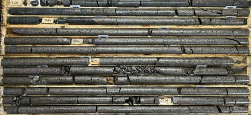 SLAM Drills Over 30 Meters of Massive Sulphide Beneath VTEM Conductor on the Goodwin Copper Nickel Cobalt Project