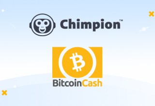 Chimpion and Bitcoin Cash Logos