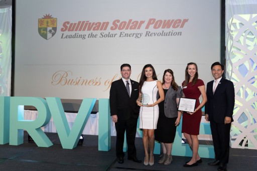 Sullivan Solar Power Named Irvine Business of the Year