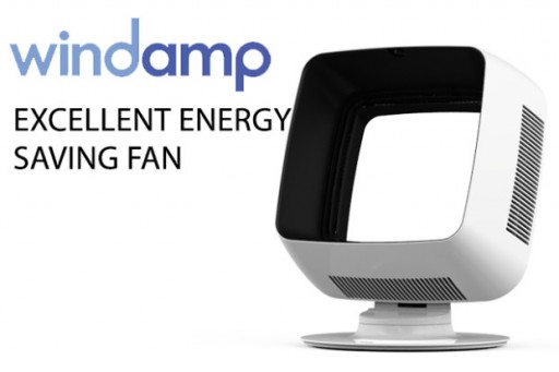 Amplify the Living Room With Windamp's Valley Wind Technology Powered Bladeless Fan