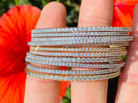 Azzi Jewelers Diamond Stretch Bracelets