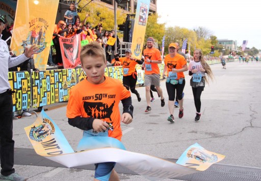 11 Year Old Breaks World Record - Finishes the 50 States Half Marathon Challenge™