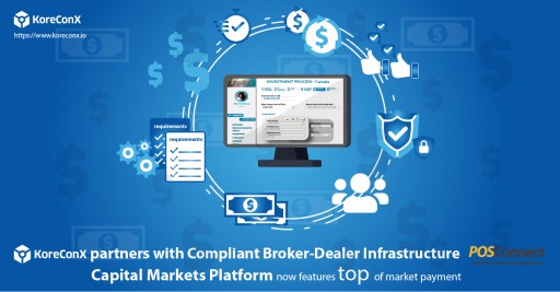 KoreConX Partners With Broker-Dealer Payment Infrastructure POSConnect
