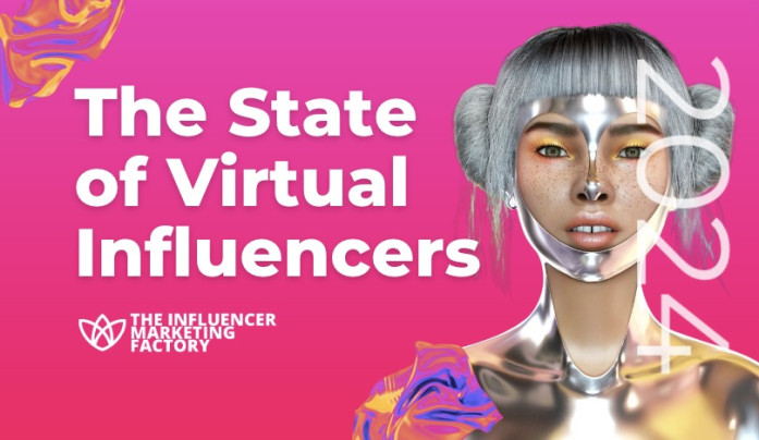 virtual influencers in 2024 infographic by The Influencer Marketing Factory