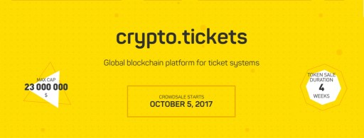 Tickets Cloud Announces the ICO of crypto.tickets