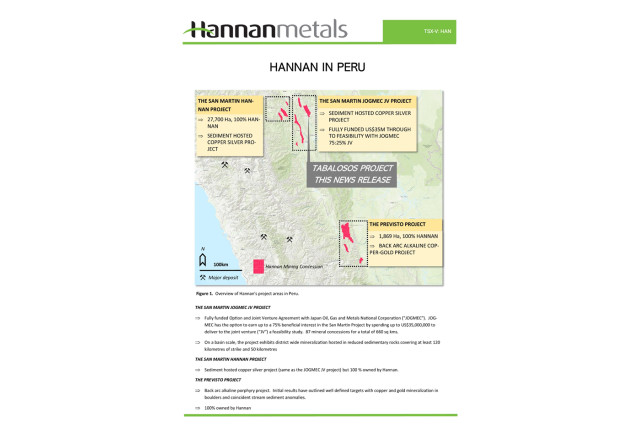 Hannan Metals Ltd., Thursday, June 17, 2021, Press release picture