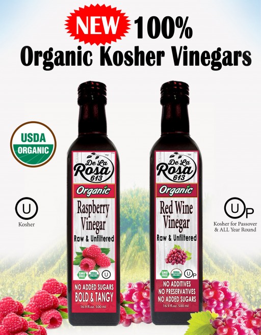 De La Rosa is Introducing Two New Firsts in Organic Vinegars