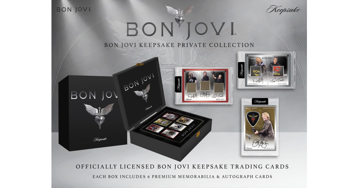 Bon Jovi and Keepsake Trading Cards Announce Partnership to Launch