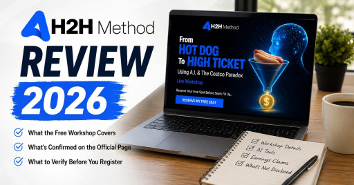 H2H Method Review: Aspiring Online Entrepreneurs Ready to Move Beyond AI Side-Hustle Ideas Discover the Free Hot Dog to High Ticket Workshop
