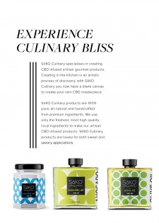 SoKO CBD infused culinary cooking oils