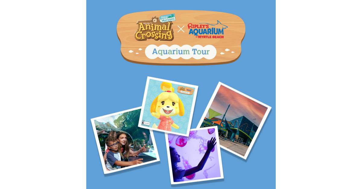 Ripley's Aquarium Myrtle Beach Animal Crossing Ripley’s Aquarium of Myrtle Beach Kicks Off Animal Crossing: New