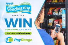 PayRange Promotes 'Win Free Vends for a Year'