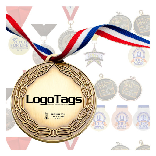 LogoTags, the USA's Leading Custom Challenge Coin Company and Part of a Fourth-Generation Family Business, Sponsors Race Medals to Run for the Stripes 5K and 1 Mile Event