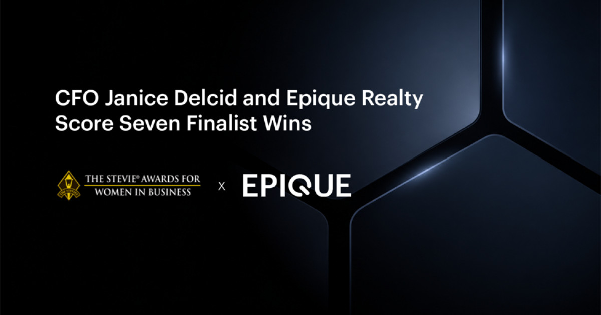 CFO Janice Delcid and Epique Realty Score Seven Finalist Wins in the 2026 Stevie(R) Awards for Women In Business