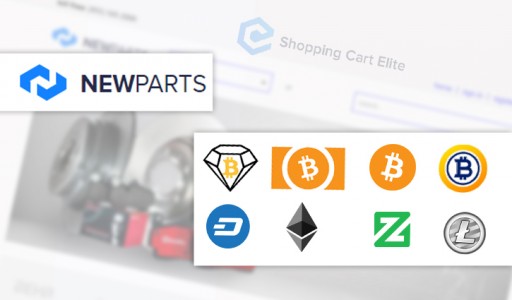 NewParts Partners With Shopping Cart Elite to Accept Bitcoin Diamond and Other Cryptocurrency Payments