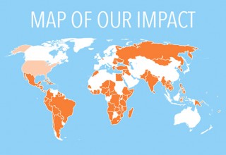 Map of our impact